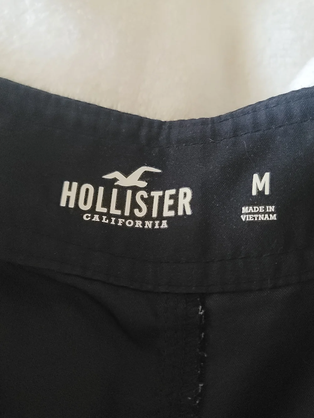 Vintage Hollister Board Shorts Mens Sz Medium Swim Trunks‎ 90s Y2k Navy Blue Euc
